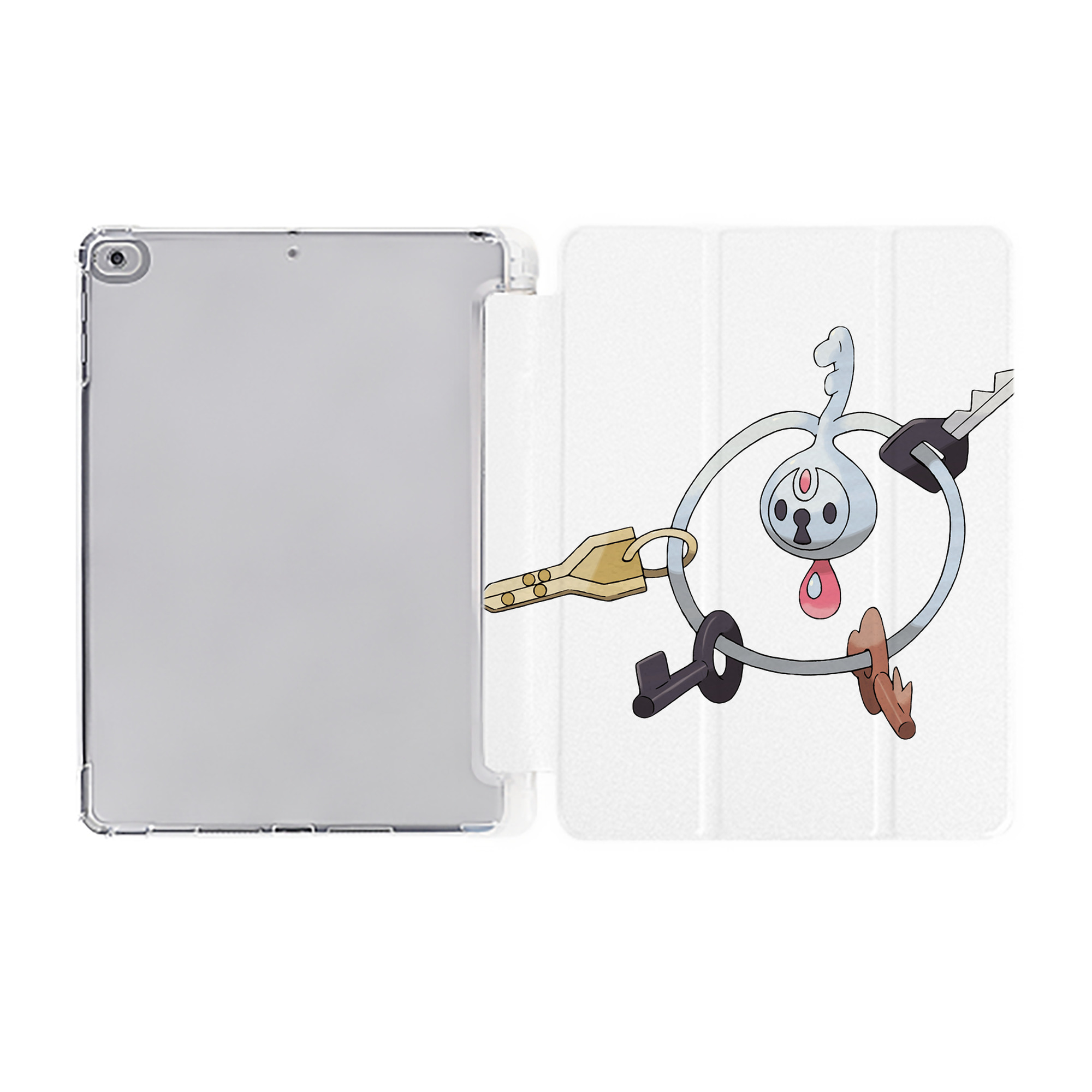 （画像用） ポケットモンスター Pokémon IPad ケース ペン収納付き 三つ折りスタンド PUレザー×シリコン 対応機種9.5/10.5/10.9インチ